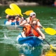 Kayak on Ha Long bay