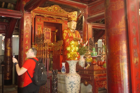 inside temple of literature 